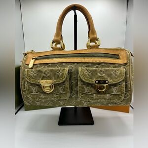 Louis Vuitton Limited Edition Neo Speedy Denim w/COA